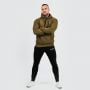 Athlete Männer Hoodie Military Green Black - GymBeam XL