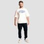 Athletic Society Boxy T-Shirt in Creme - GymBeam XL