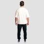Athletic Society Boxy T-Shirt in Creme - GymBeam XL
