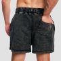 Aura Shorts Washed Black - GymBeam XL
