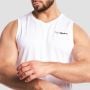 Base Mesh Tank Top in White - GymBeam M