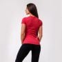 T-Shirt für Frauen Basic Vintage Red - GymBeam M