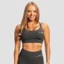 BEAT Sports Bra Charcoal - GymBeam L
