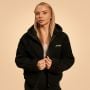 Bliss Hoodie Jacke für Frauen in Black - BeastPink L