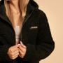Bliss Hoodie Jacke für Frauen in Black - BeastPink L