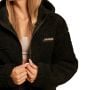 Bliss Hoodie Jacke für Frauen in Black - BeastPink L
