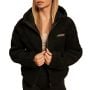Bliss Hoodie Jacke für Frauen in Black - BeastPink L