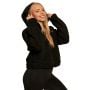 Bliss Hoodie Jacke für Frauen in Black - BeastPink L