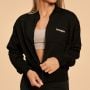 Bliss Zip-Up Sweatshirt für Frauen in Black - BeastPink S