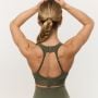 Combat Sports Bra Olive Grey - GymBeam M