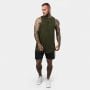 Cut-Off Tank Top in Military Green - GymBeam L