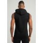 Essential Hoodie Tank-Top in Black -STRIX L