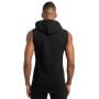 Essential Hoodie Tank-Top in Black -STRIX L