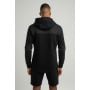 Essential Zip-Up-Hoodie in Black - STRIX L