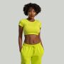 Essential Crop Top für Frauen Chartreuse - STRIX M