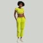 Essential Crop Top für Frauen Chartreuse - STRIX M