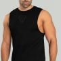 Essential Cut-Off Tank Top in Black - STRIX XXL