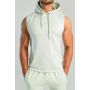 Essential Hoodie Tank-Top in Moon Grey - STRIX XXL
