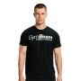 Fitness T-shirt Black - GymBeam XL