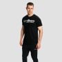 Fitness T-shirt Black - GymBeam XL