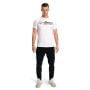 Fitness T-shirt White - GymBeam L