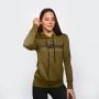 Athleten-Hoodie für Frauen in Military Green - GymBeam L