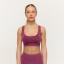 LIFT Nahtloser Sport-BH in Plum - GymBeam S