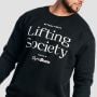 Lifting Society Pullover in Black - GymBeam XXL