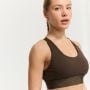 Limitless Sports Bra Espresso - GymBeam M