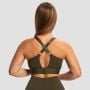 Limitless Sports Bra Espresso - GymBeam L