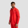 Limitless Sweatshirt mit Reißverschluss Hot Red – GymBeam XXXL