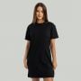 Women’s ALPHA T-Shirt Dress Black - STRIX S
