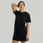 Women’s ALPHA T-Shirt Dress Black - STRIX S