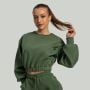 Lunar Cropped Pullover Cedar Green - STRIX S