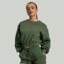 Lunar Cropped Pullover Cedar Green - STRIX S