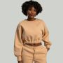 Lunar Cropped Pullover für Frauen Sandshell - STRIX L
