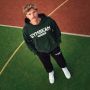 Varsity Hoodie in Green - GymBeam XXL