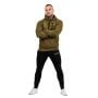 Athlete Männer Hoodie Military Green Black - GymBeam XL