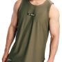 Men‘s Combat Tank Top Olive Grey - GymBeam L