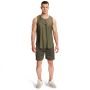 Men‘s Combat Tank Top Olive Grey - GymBeam L