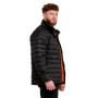 Steppjacke für Männer in Black/Orange - GymBeam M
