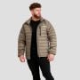 Steppjacke für Männer in Vetiver/Black - GymBeam XXL