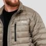 Steppjacke für Männer in Vetiver/Black - GymBeam XXL