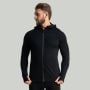 MERINO I Zip Up Hoodie in Black - STRIX S