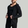 MERINO I Zip Up Hoodie in Black - STRIX S