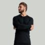 MERINO I Langarm T-Shirt in Black - STRIX XL