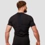 Mid Kompressions-T-Shirt in Black - GymBeam L