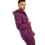 Nova Reißverschluss-Hoodie in Plum - STRIX XXL