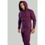 Nova Reißverschluss-Hoodie in Plum - STRIX XXL