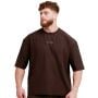 Unstoppable Oversized T-Shirt in Brown - GymBeam XL